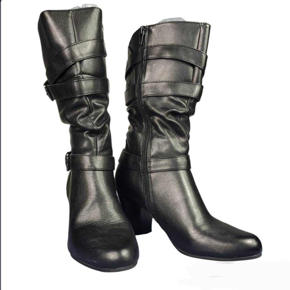 Apt.9 Mid/Lower Calf Buckle Boots